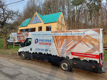 Kompletní izolování dřevostavby na severu Čech